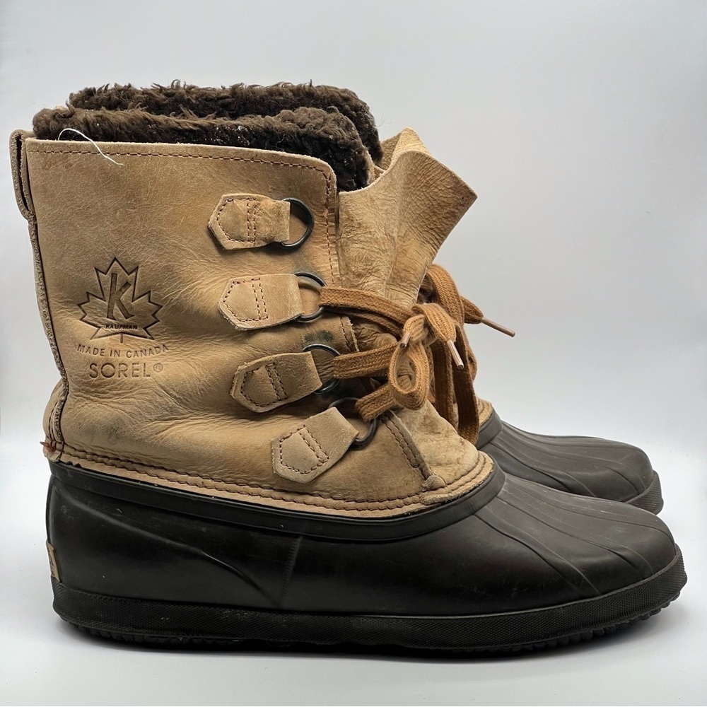 Sorel Brown & Black Winter Snow Boots